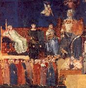 Ambrogio Lorenzetti Allegory of Good Government oil painting artist